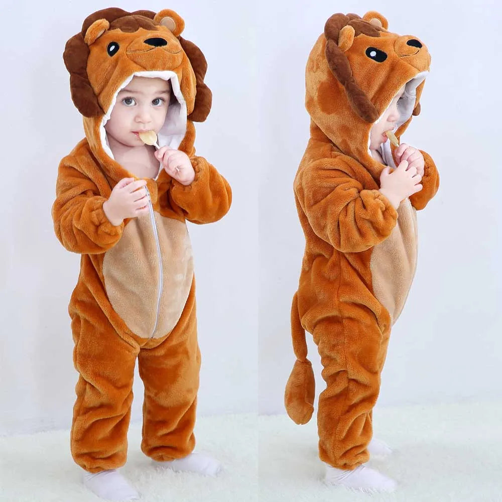 Adorable Animal Onesies for Babies