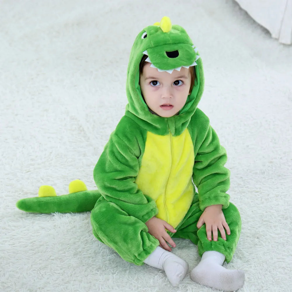 Green Dino Delight Toddler Onesie