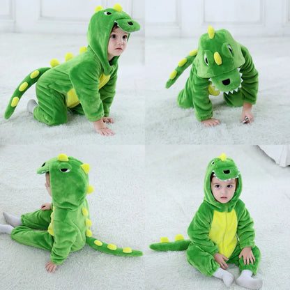 Green Dino Delight Toddler Onesie