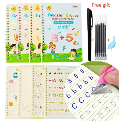 Magic Reusable Writing Practice Book