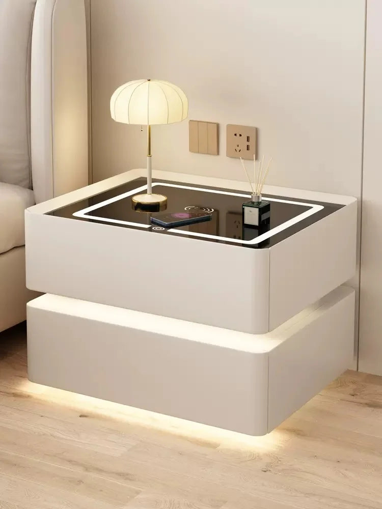 Smart Solid Wood Nightstand