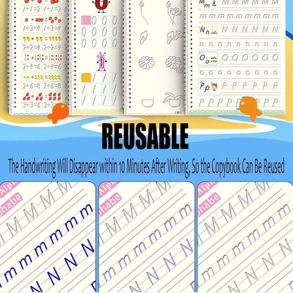 Magic Reusable Writing Practice Book