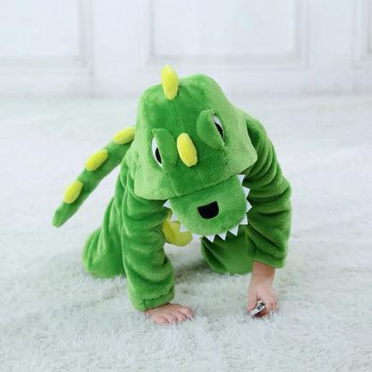 Green Dino Delight Toddler Onesie