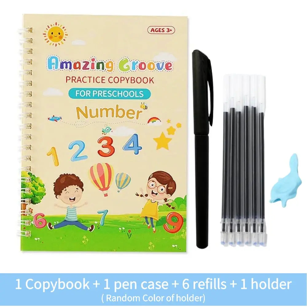 Magic Reusable Writing Practice Book